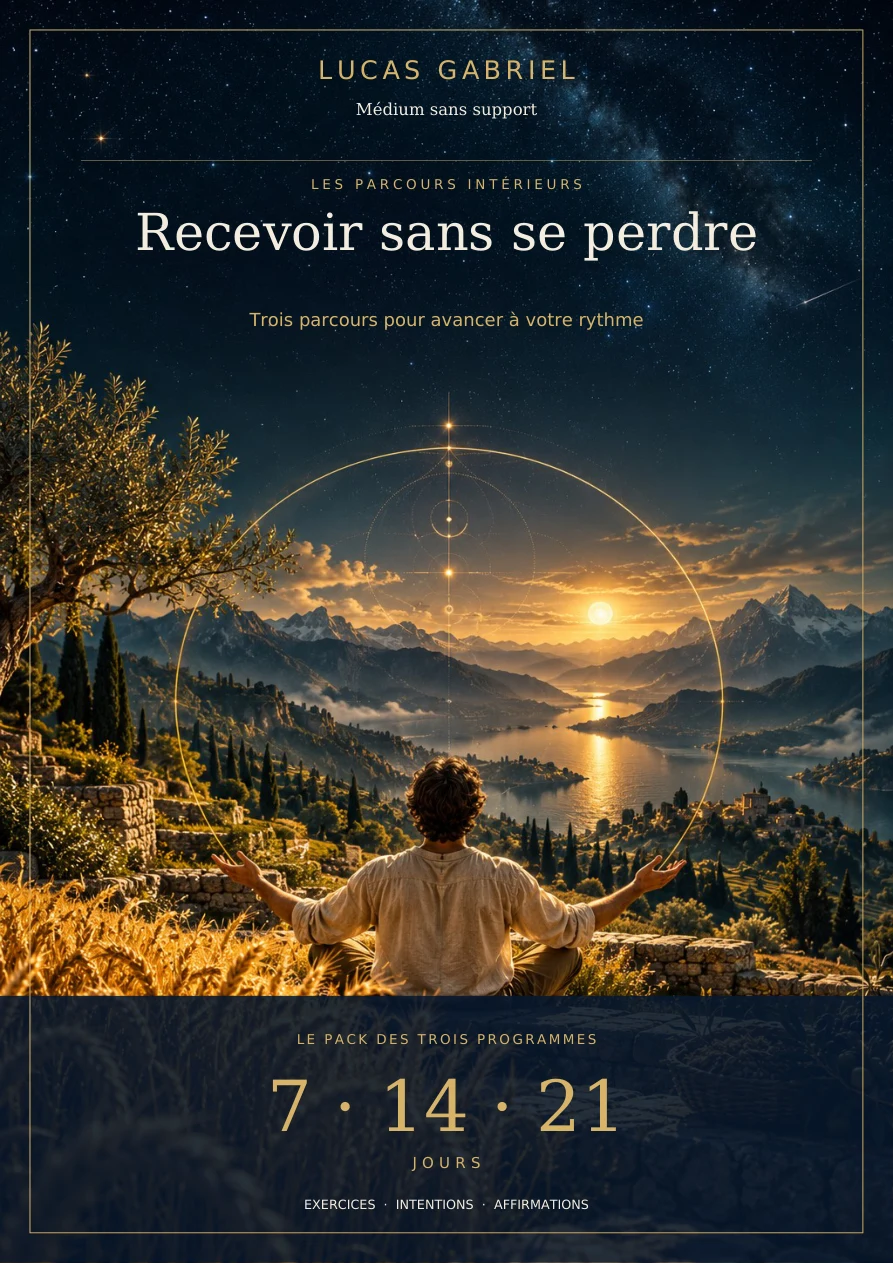 Recevoir sans se perdre — Pack 7, 14 et 21 jours — couverture
