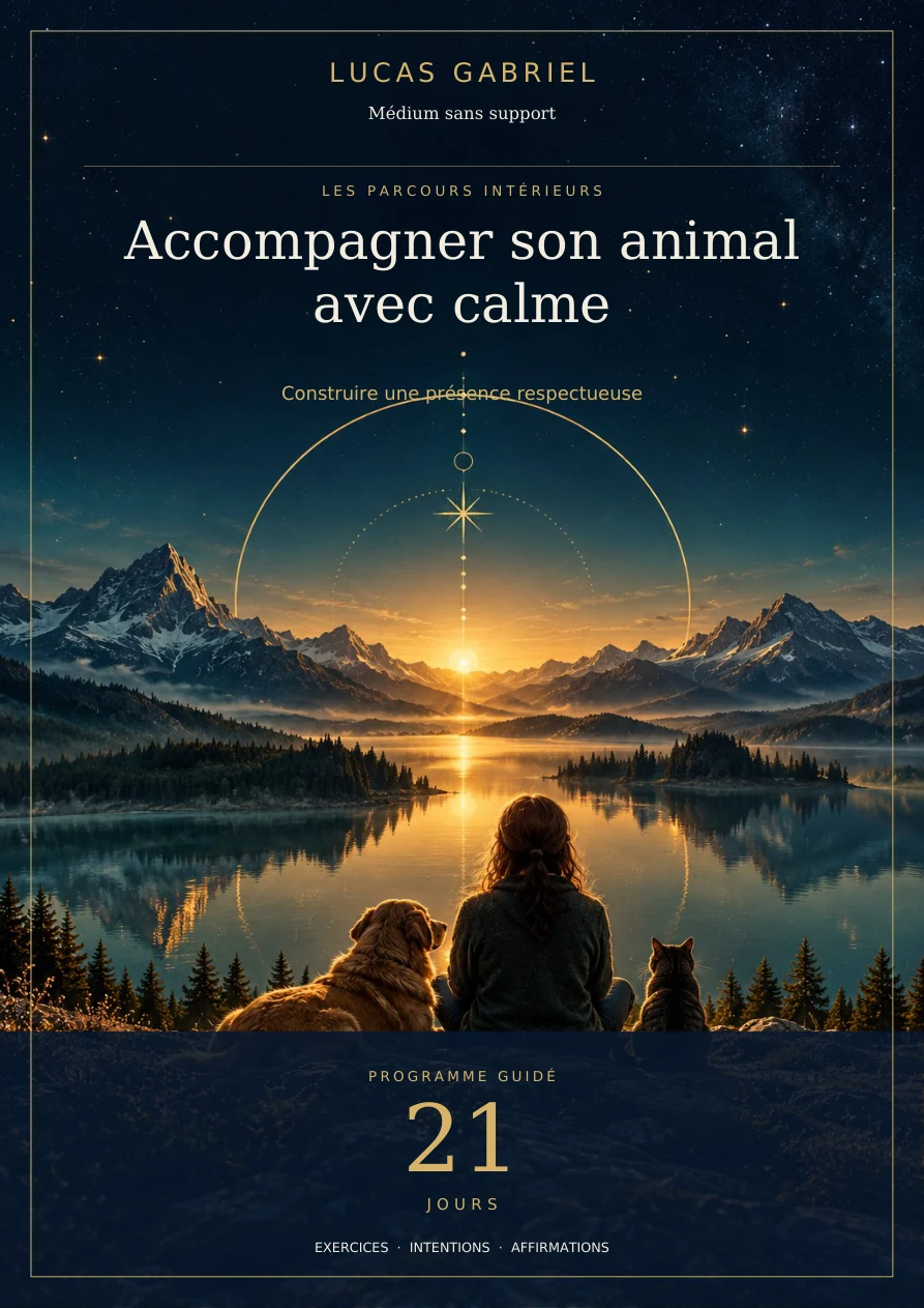 Accompagner son animal avec calme — 21 jours — couverture