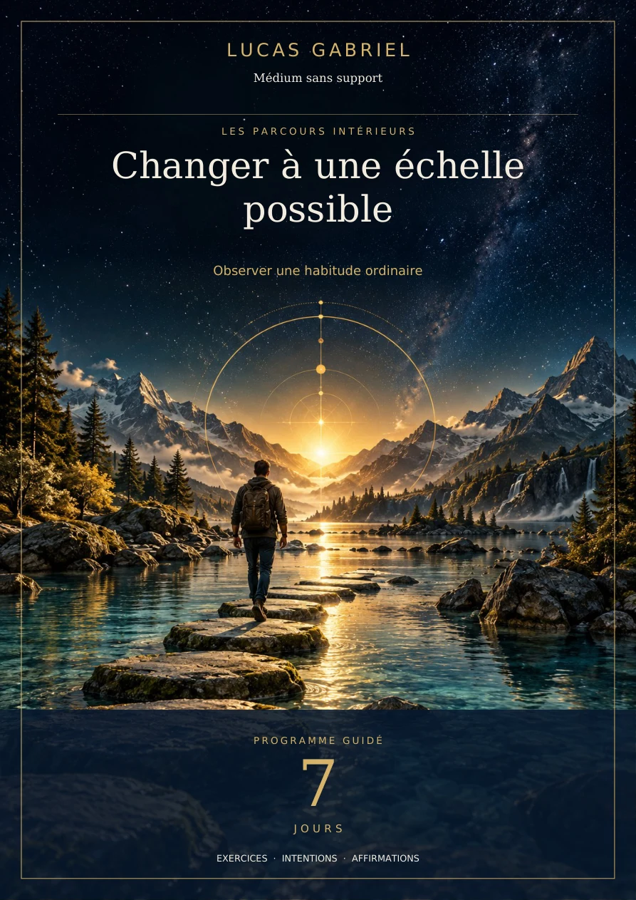Changer à une échelle possible — 7 jours — couverture