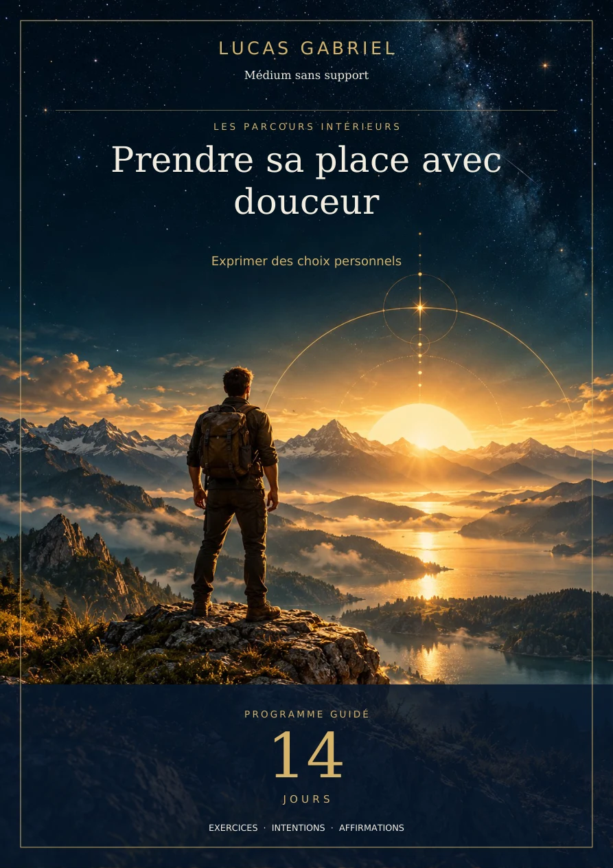 Prendre sa place avec douceur — 14 jours — couverture