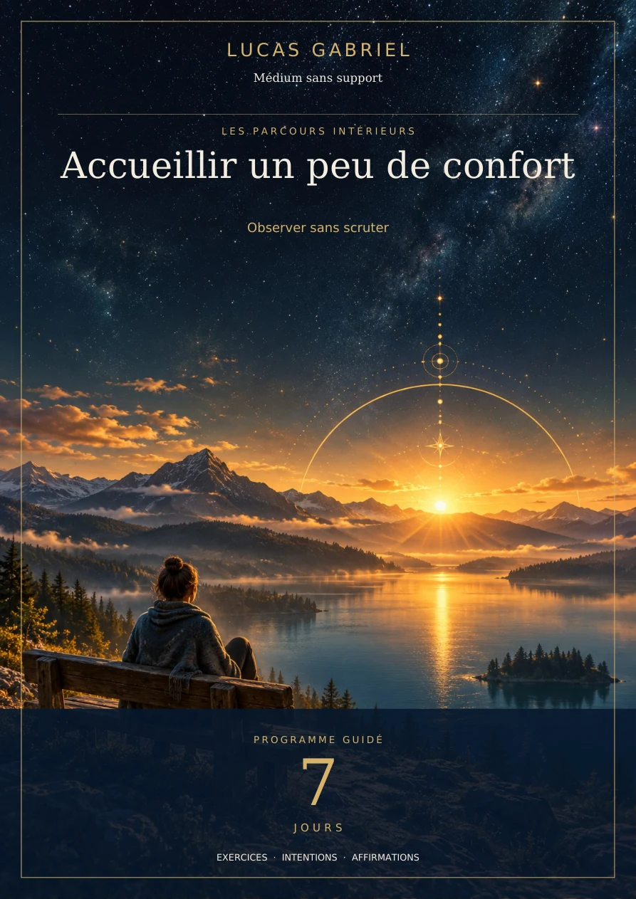 Accueillir un peu de confort — 7 jours — couverture