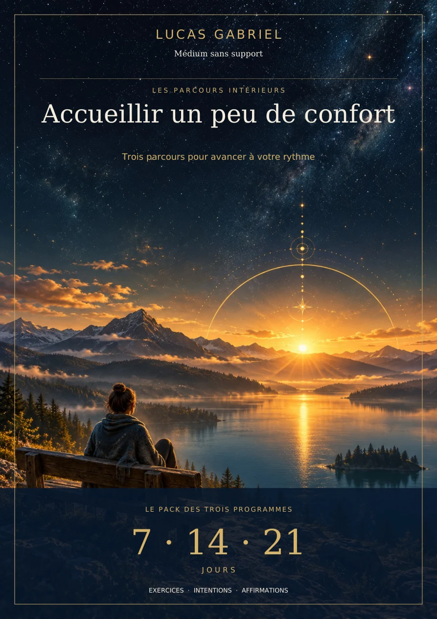 Accueillir un peu de confort — Pack 7, 14 et 21 jours — couverture