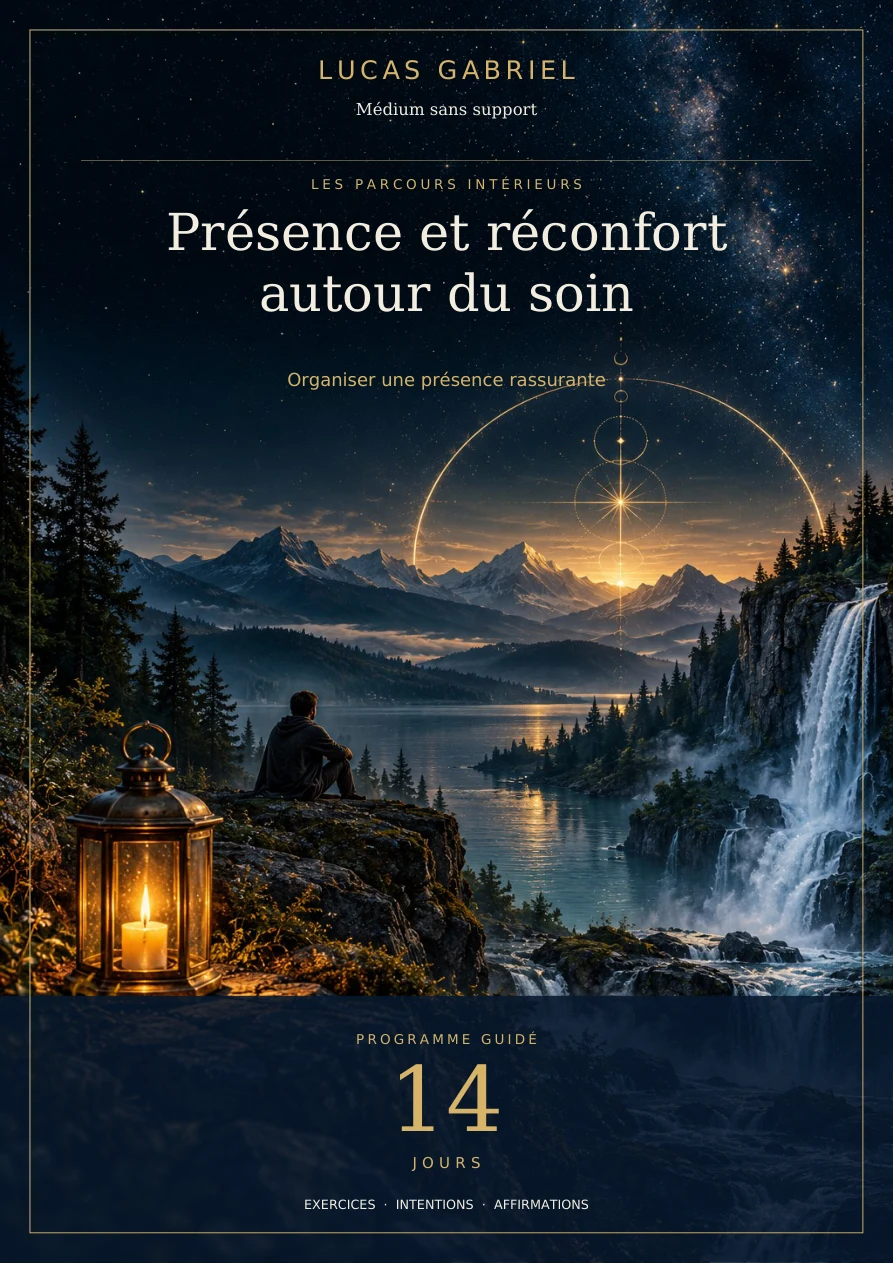 Présence et réconfort autour du soin — 14 jours — couverture