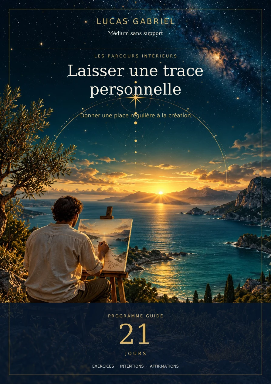 Laisser une trace personnelle — 21 jours — couverture