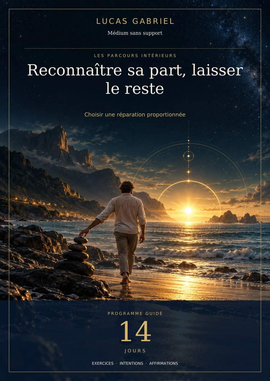 Reconnaître sa part, laisser le reste — 14 jours — couverture