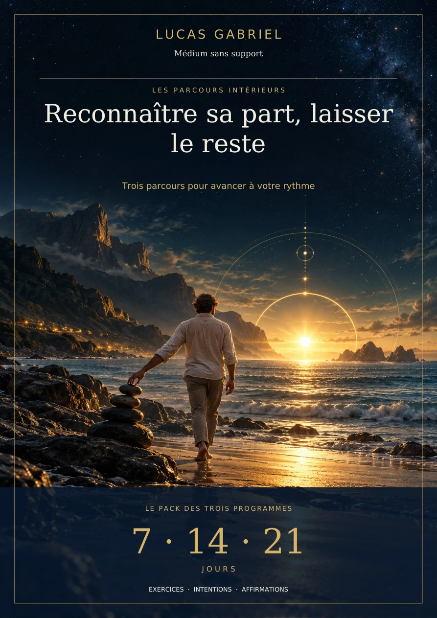 Reconnaître sa part, laisser le reste — Pack 7, 14 et 21 jours — couverture