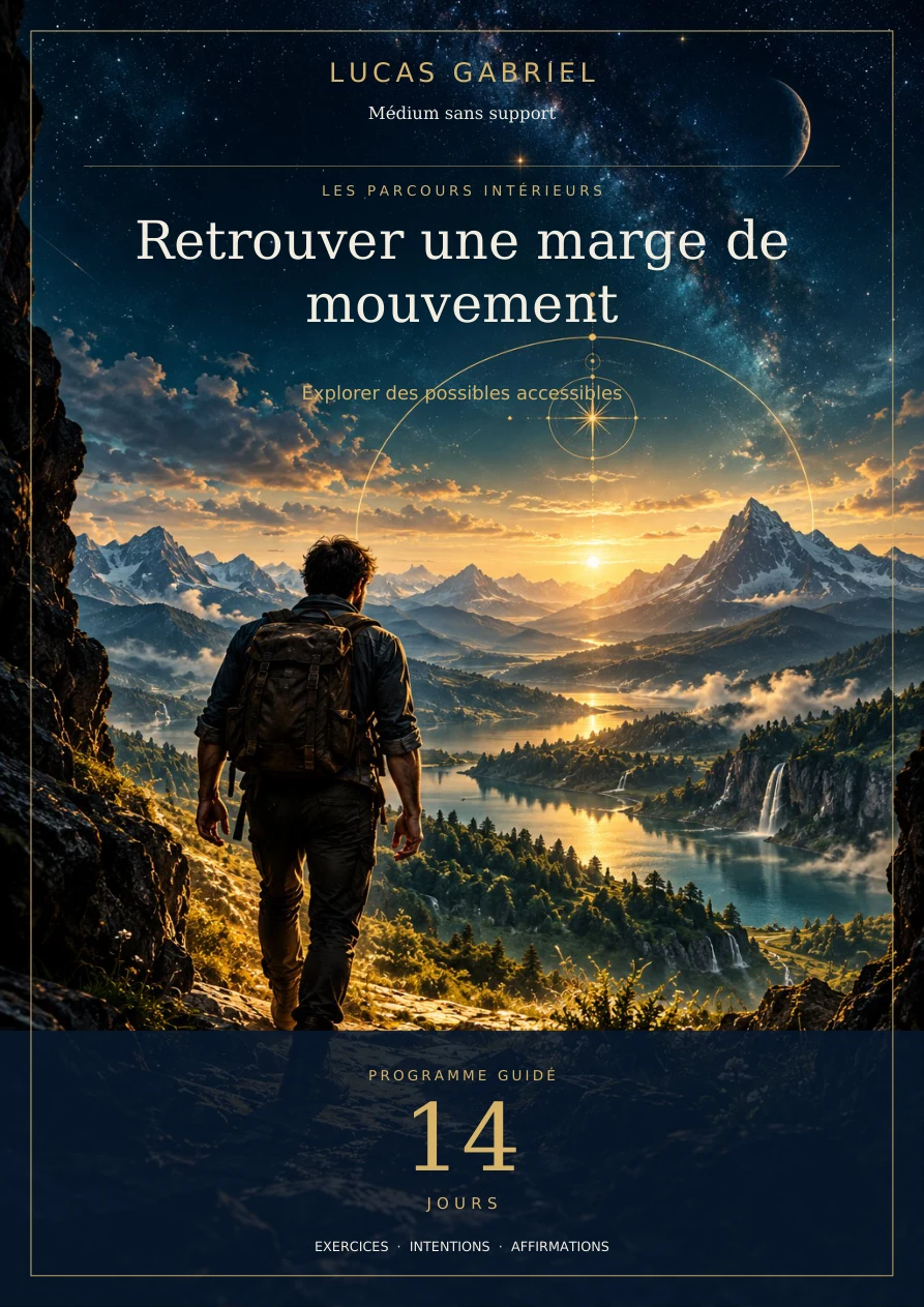 Retrouver une marge de mouvement — 14 jours — couverture