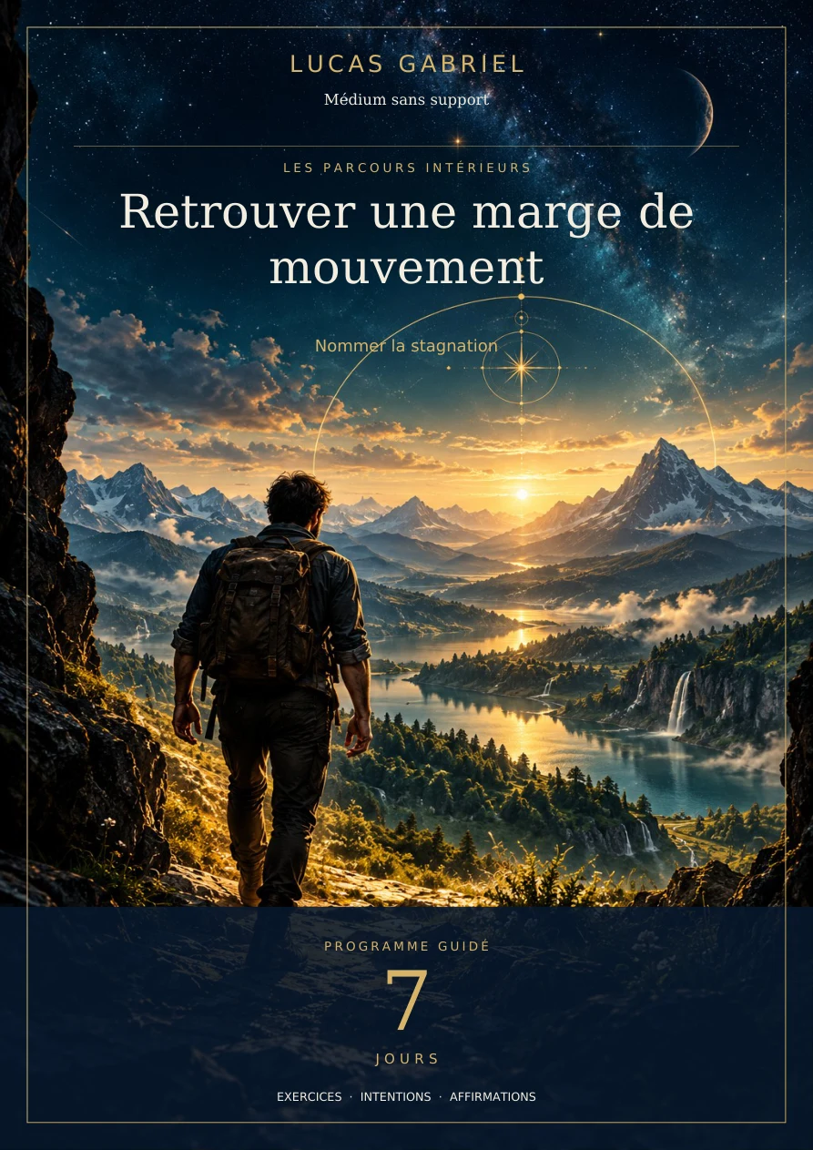 Retrouver une marge de mouvement — 7 jours — couverture
