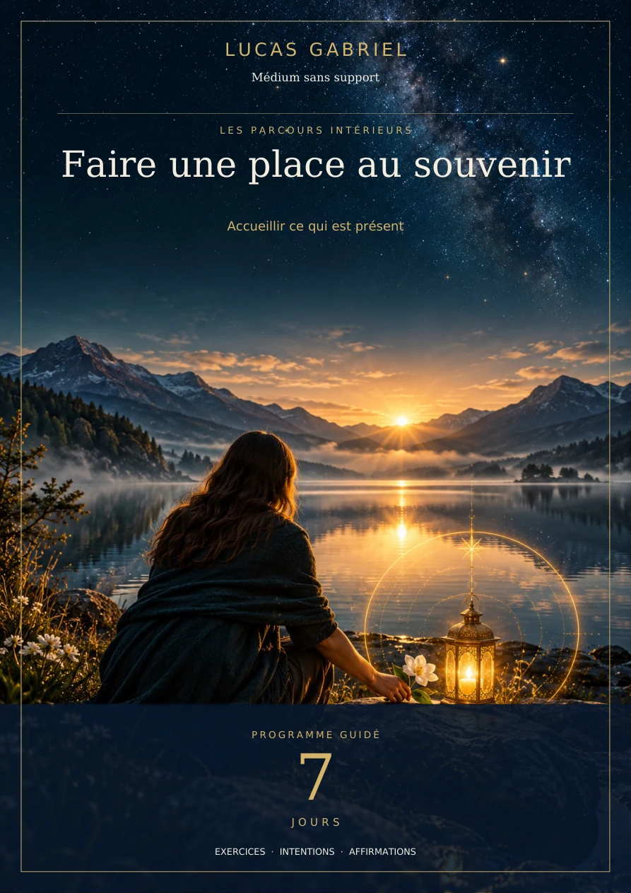 Faire une place au souvenir — 7 jours — couverture