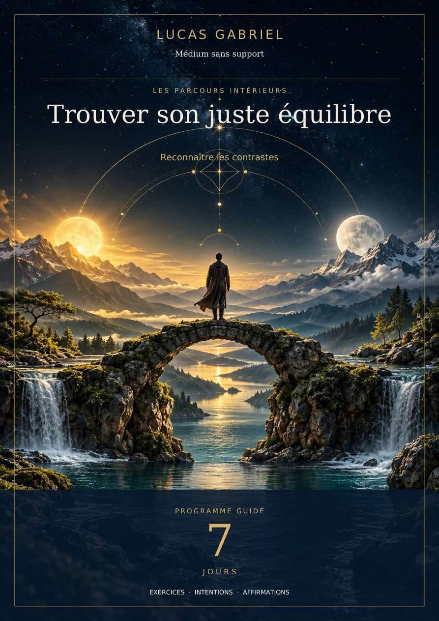 Trouver son juste équilibre — 7 jours — couverture