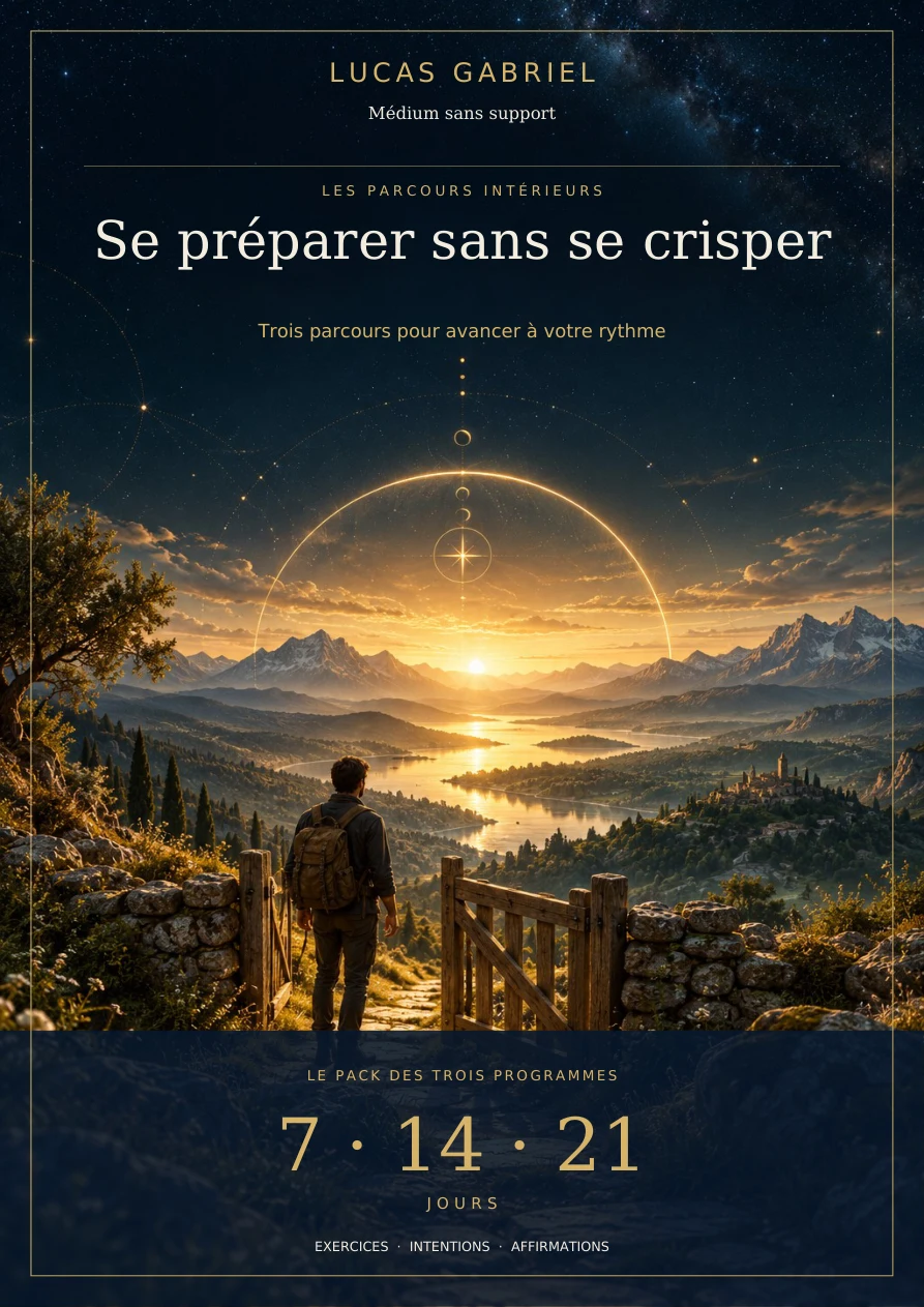 Se préparer sans se crisper — Pack 7, 14 et 21 jours — couverture