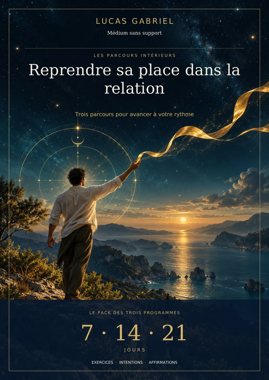 Reprendre sa place dans la relation — Pack 7, 14 et 21 jours — couverture
