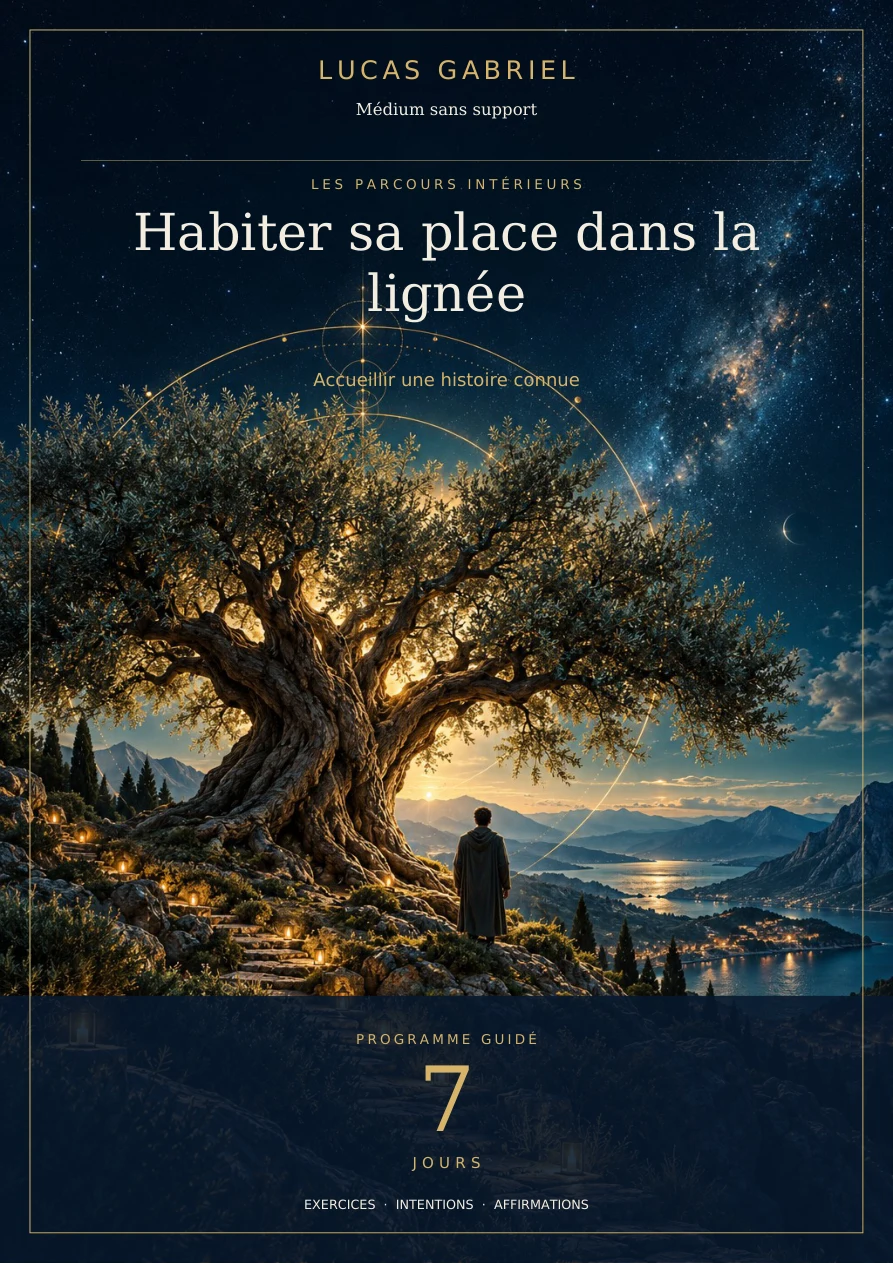 Habiter sa place dans la lignée — 7 jours — couverture