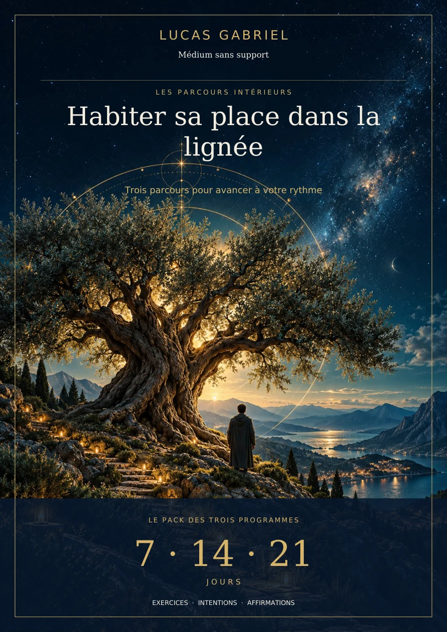 Habiter sa place dans la lignée — Pack 7, 14 et 21 jours — couverture