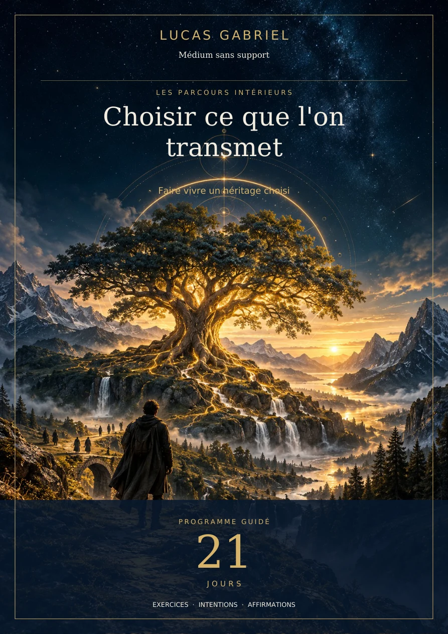 Choisir ce que l'on transmet — 21 jours — couverture