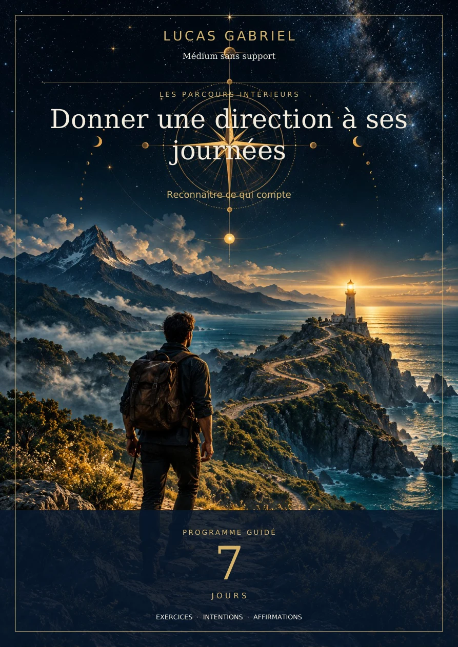 Donner une direction à ses journées — 7 jours — couverture