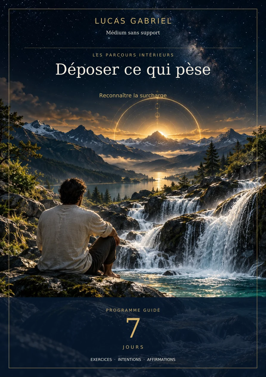 Déposer ce qui pèse — 7 jours — couverture