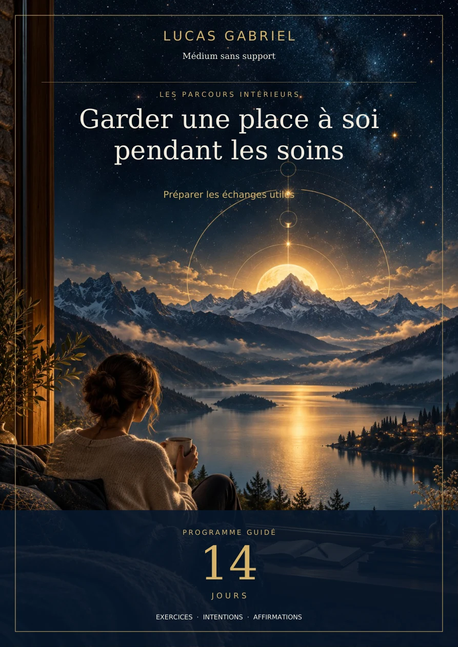 Garder une place à soi pendant les soins — 14 jours — couverture