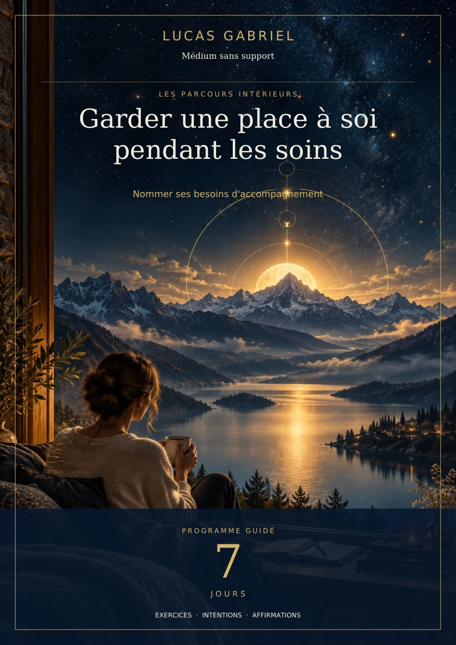 Garder une place à soi pendant les soins — 7 jours — couverture