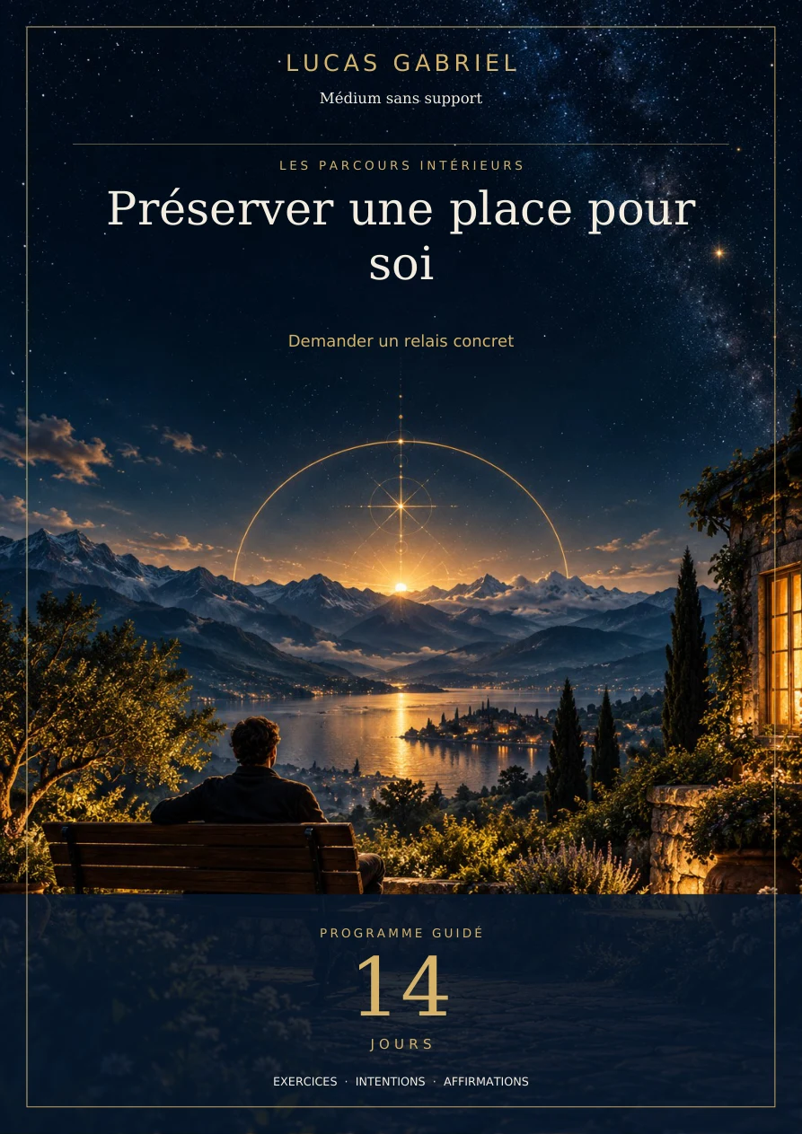 Préserver une place pour soi — 14 jours — couverture