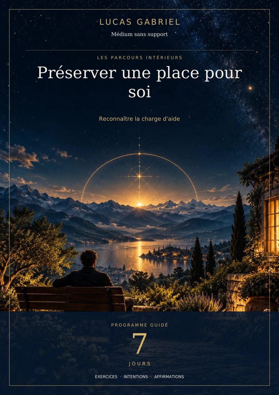 Préserver une place pour soi — 7 jours — couverture