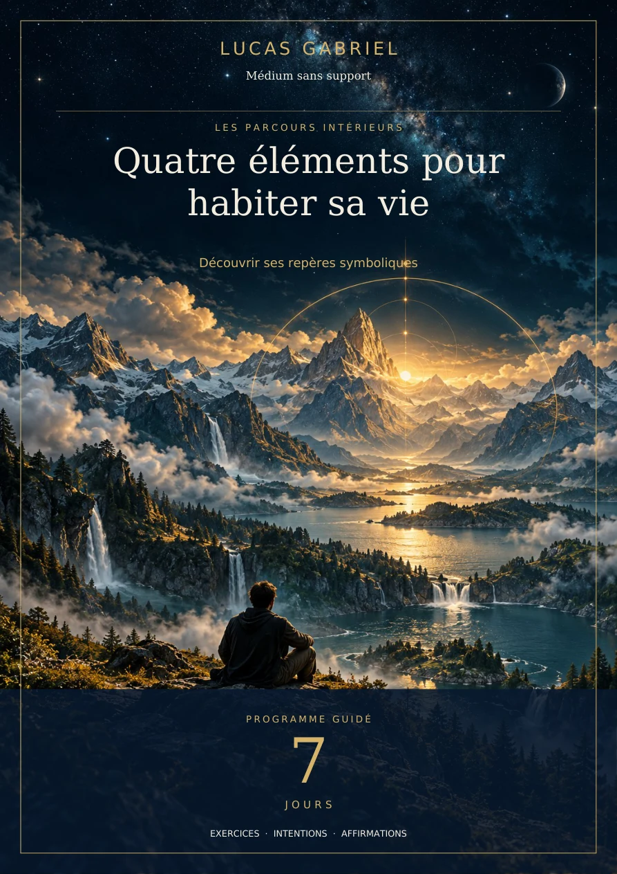 Quatre éléments pour habiter sa vie — 7 jours — couverture