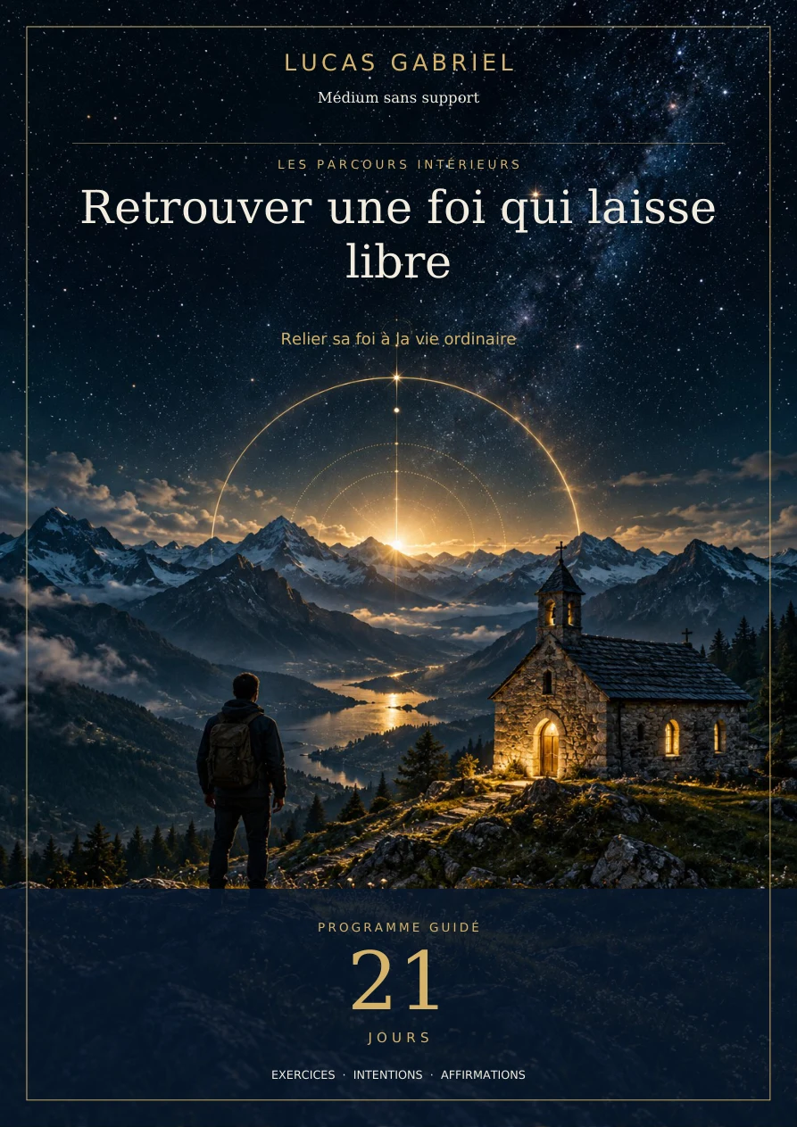 Retrouver une foi qui laisse libre — 21 jours — couverture