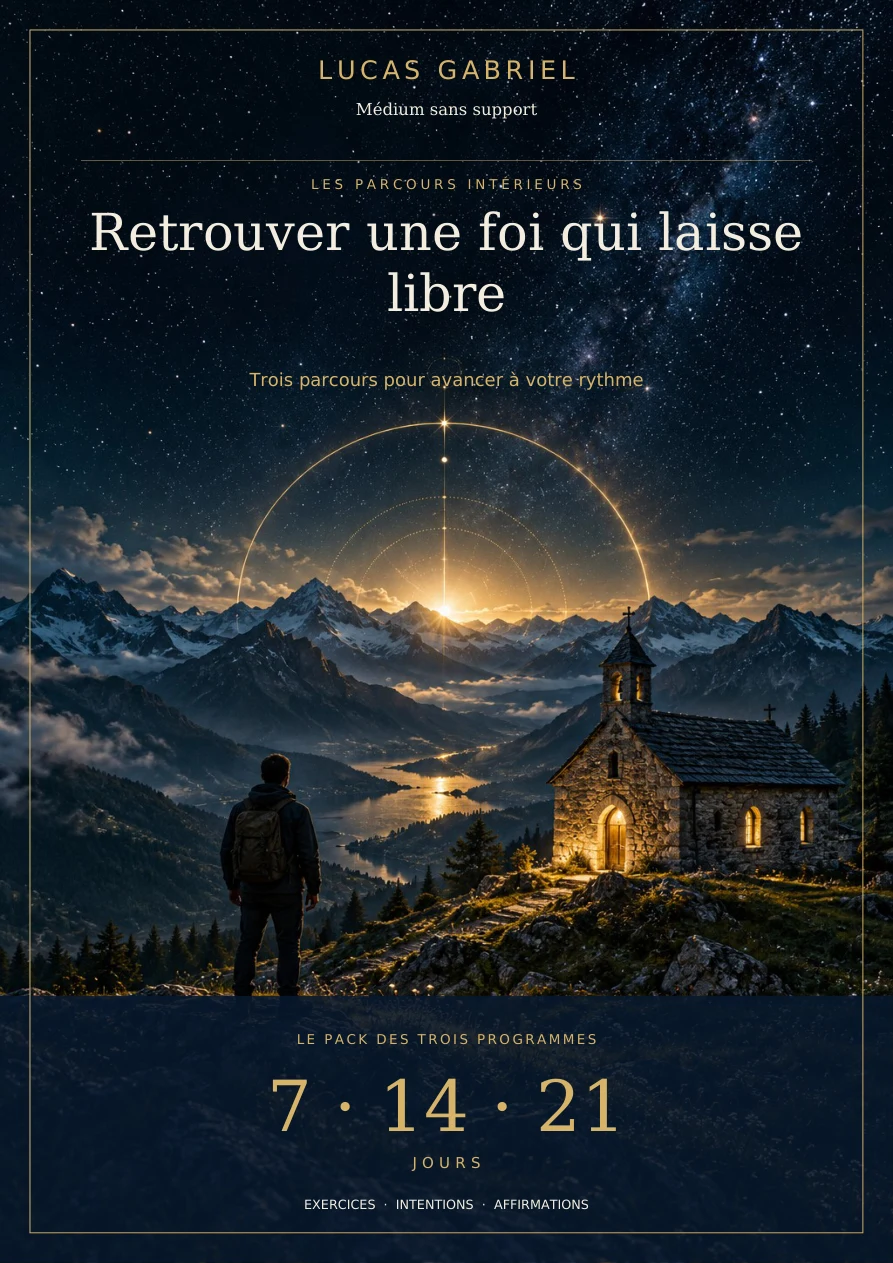 Retrouver une foi qui laisse libre — Pack 7, 14 et 21 jours — couverture