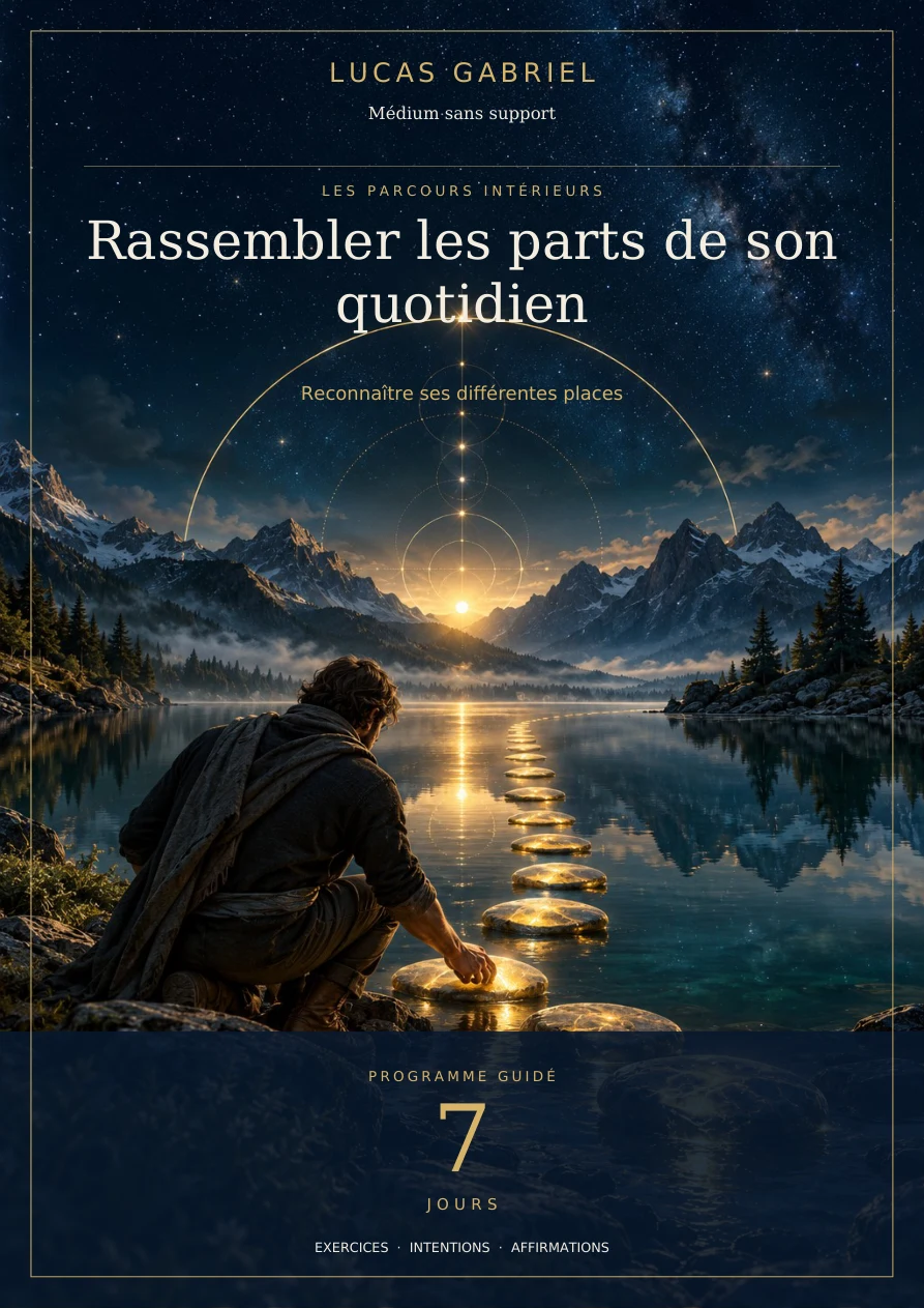 Rassembler les parts de son quotidien — 7 jours — couverture